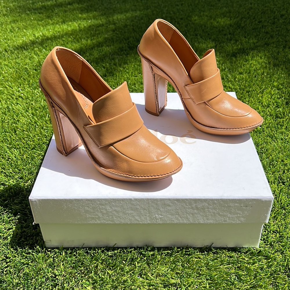 NWB Chloe Cookie Heels size 36 1/2 but fits like a true designer 35 size - Picture 11 of 11